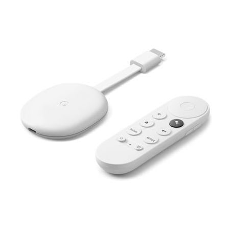 Google Nest Chromecast with Google TV Google Products Connected Home Snow GA01919-US